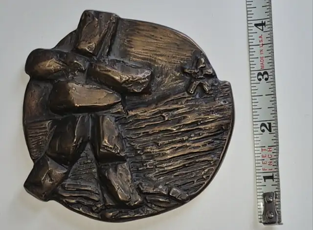 Large Original Lynden Beesley Bronze Medallion #3/12!