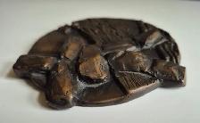 Large Original Lynden Beesley Bronze Medallion #3/12! - Photo 5