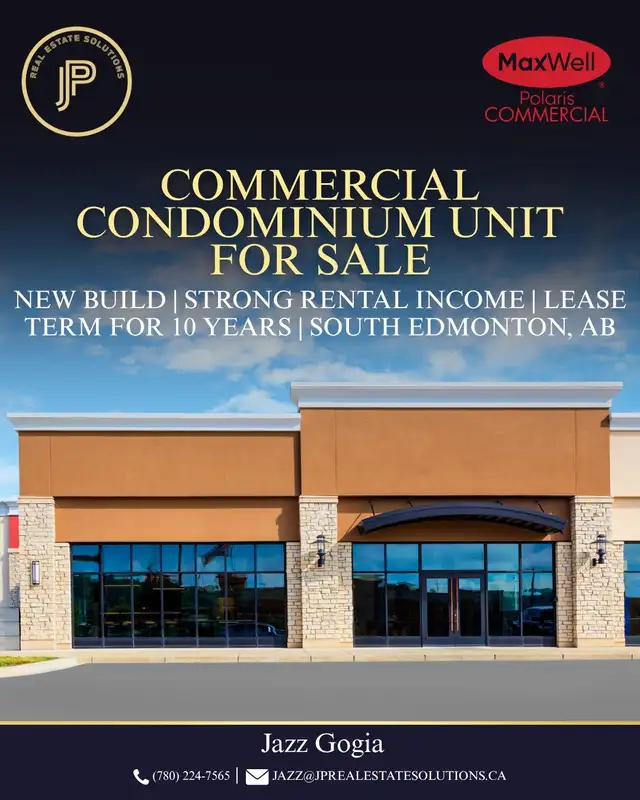 COMMERCIAL CONDO UNIT | HIGH CAP RATE | SOUTH EDMONTON, AB
