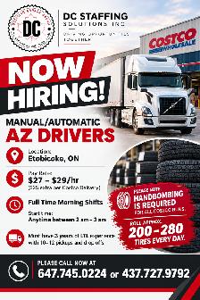 AZ LTL DRIVERS- ETOBICOKE, ON