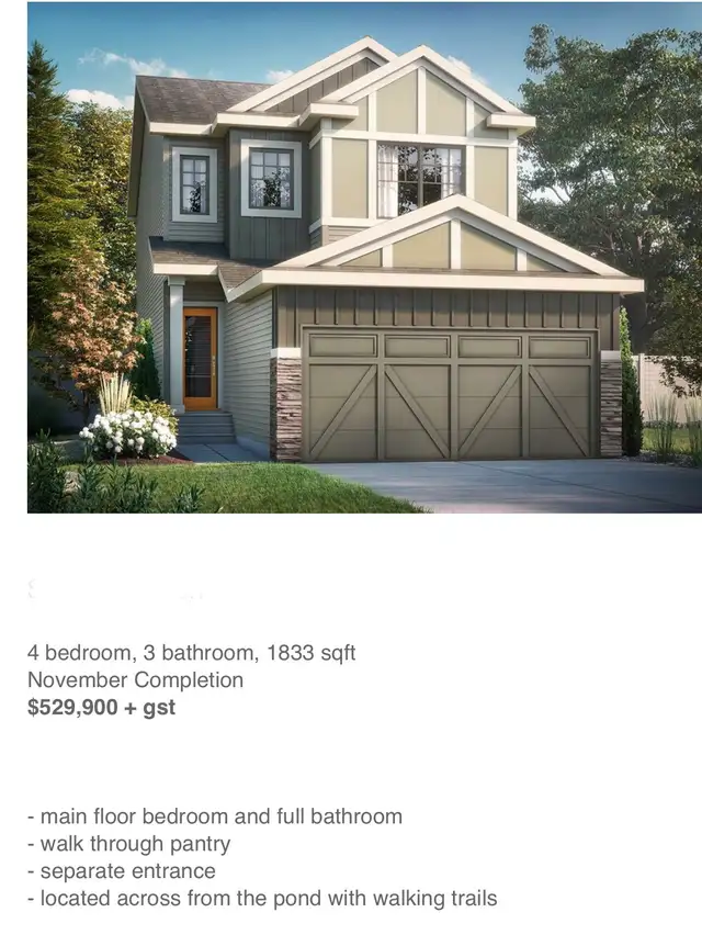 brand new home for sale
