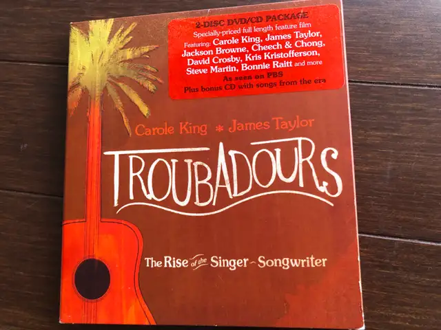 TROUBADOURS: Rise of the Singer-Songwriter – 2-disc Pack DVD/CD