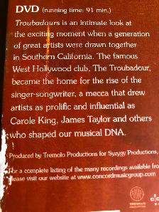 TROUBADOURS: Rise of the Singer-Songwriter – 2-disc Pack DVD/CD - Photo 5