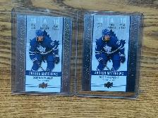 2 AUSTON MATTHEWS 2018-19 Tim HORTONS’ Hockey Cards !