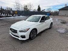 2014 Infiniti Q50S V6 3.7 gas, Low km,  Good service history