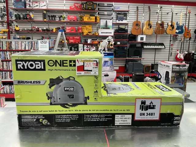 trousse de scie à rail Ryobi