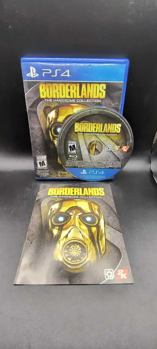 PS4 BORDERLANDS THE HANDSOME COLLECTION W/MANUAL