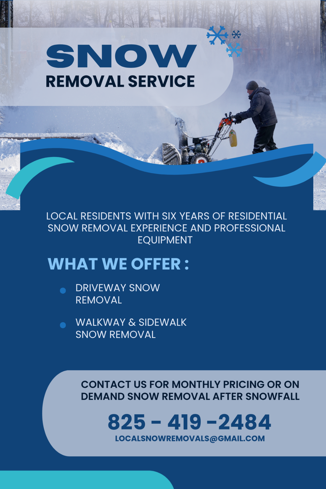 Riverbend and Southgate Area Snow Removal