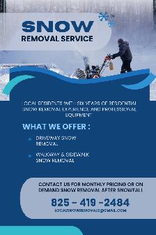 Riverbend and Southgate Area Snow Removal