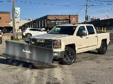 2015 Chevrolet Silverado 1500 LTZ 4X4 SNOW EX SNOW PLOW-LEATHER-