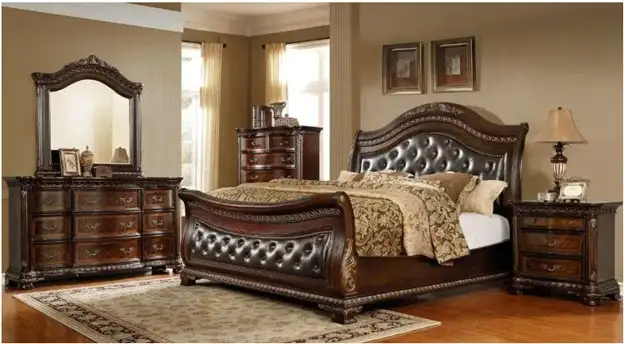 4-Piece Alexander Queen Sleigh Bedroom Set
