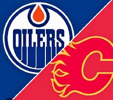 Oilers vs Flames  Tickets row 3