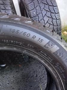 4 tires MICHELIN X-ICE 185/60/R15 Winter Tires. - Photo 6