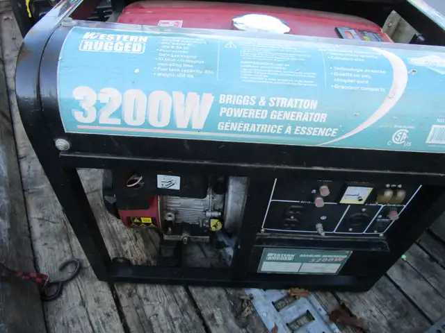 3200w Gas Generator - Just Serviced - Ready to go