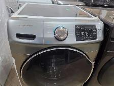LIKE NEW Samsung 27' Stainless Steel Front-Load Stackable Washer - Photo 2