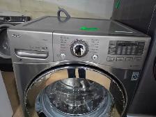 LG STEAM 27' Stainless Steel Front-Load Stackable Laundry Washer - Photo 2