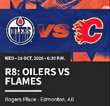 Oilers vs Flames Tickets row 3