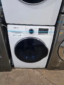 Apartment Size Samsung 24' White Stackable Washer & Dryer Set - Photo 2