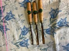 3 LEE VALLEY HENRY TAYLOR WOODWORKING GOUGES