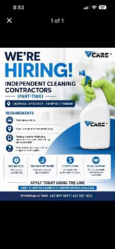 commercial cleaning subcontractors wanted!