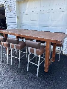 table and chairs