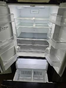 LG ThinQ 33' Black Stainless Steel French Door Fridge Freezer - Photo 2