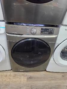 NEWER MODEL Samsung 27' Stainless Steel Front-Load Washer  Dryer - Photo 2