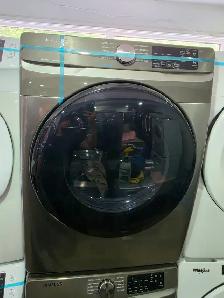 NEWER MODEL Samsung 27' Stainless Steel Front-Load Washer  Dryer - Photo 5