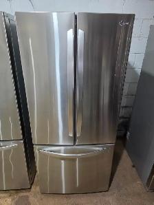 LG 30' Stainless Steel French Door Fridge Bottom Sliding Freezer