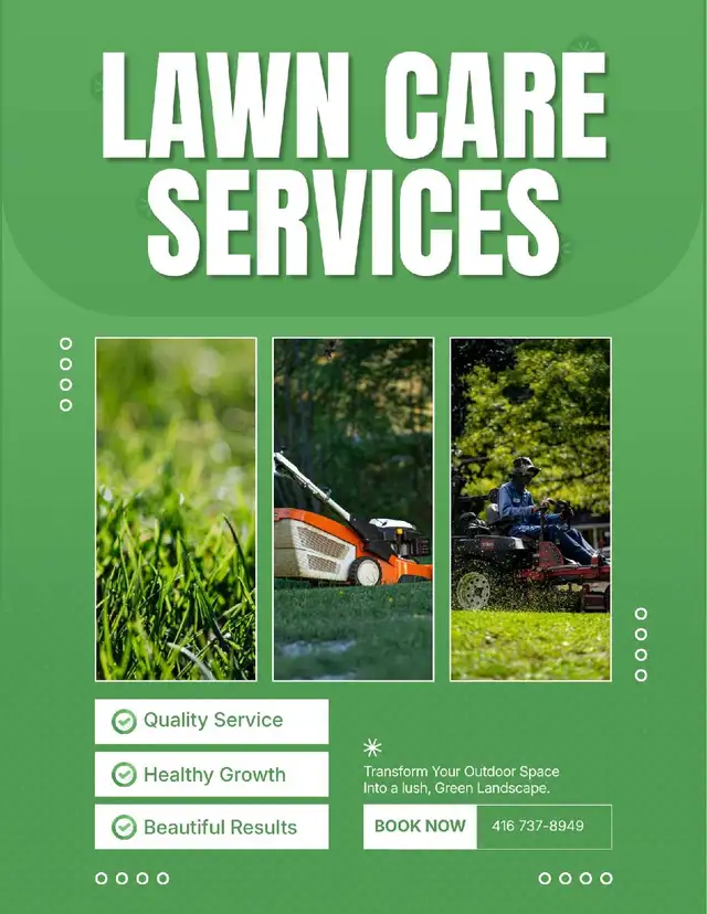 Lawn cutting $35