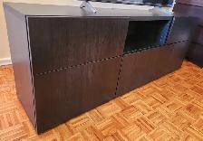 TV Bench – IKEA BESTÅ TV Bench Bench 180 cm (Black-Brown) - Photo 2