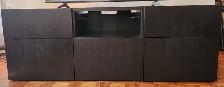 TV Bench – IKEA BESTÅ TV Bench Bench 180 cm (Black-Brown) - Photo 3