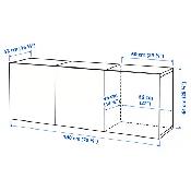 TV Bench – IKEA BESTÅ TV Bench Bench 180 cm (Black-Brown) - Photo 10