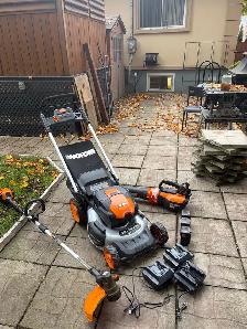 WORX 56V Power Share Lawn Care Bundle - Photo 2