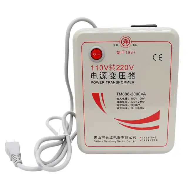 Transformer 110V Convert to 220V 2000W Adapter 212992