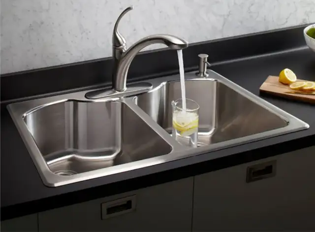 KOHLER Dual-Mount Double Sink