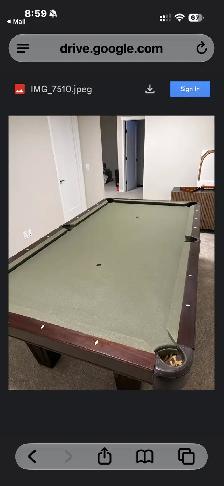 4 x 8 Brunswick pool table - Photo 2