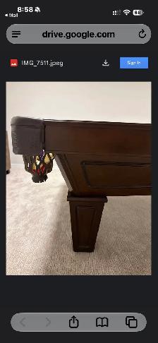 4 x 8 Brunswick pool table - Photo 3