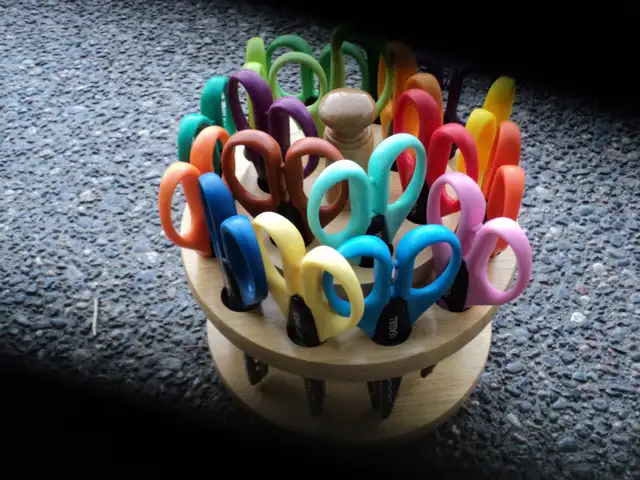 20 piece School Smart Paper Edger Scissors Do not run with