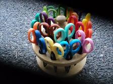 20 piece School Smart Paper Edger Scissors Do not run with