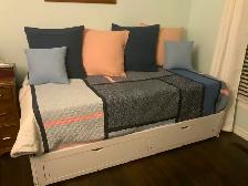Twin to king day bed