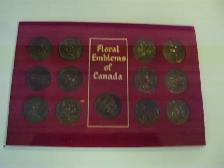 Floral Emblems of Canada ~ Set of 13 coins