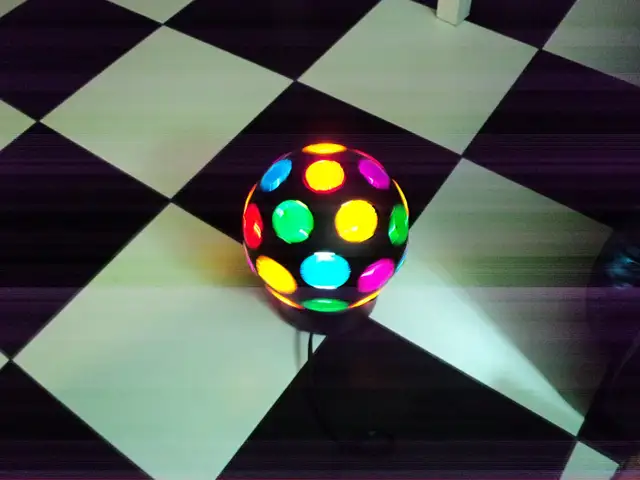 Party Light Rotating Disco Ball ~ Cool add to Stereo!