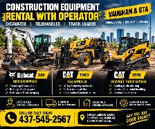 CONSTRUCTION EQUIPMENT WITH OPERATOR – GTA - Photo 4