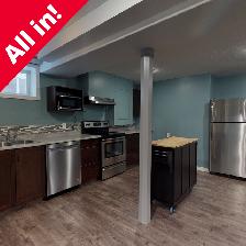 #5972 - 1 Bed/ 1 Bath Basement Suite $1175 Available Dec 1st