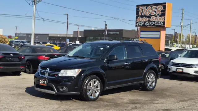 2017 Dodge Journey GT, 7 PASSENGER, LEATHER, LOADED, AWD, CERTIF
