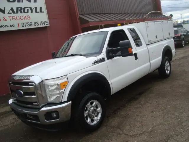 2015 Ford Super Duty F-350 SRW 4X4 EXTENDED CAB XLT WORK CANOPY