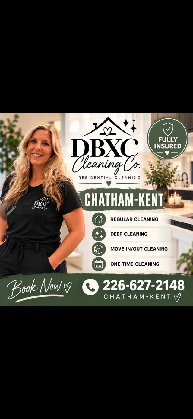 DBXC Cleaning Co Chatham-kent Cleaning services.