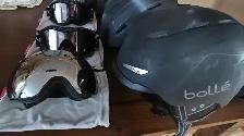 Vend un casque ski Bollé XL(59-61)avec lunette
