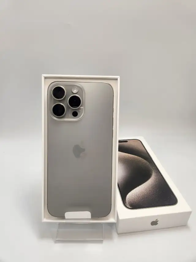 iPhone 15ProMax 256gb 85% Natural Titaniun Mint Condition